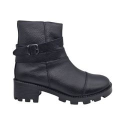 Bota Fivela Preta - BFP123456 - Calçados Em Casa