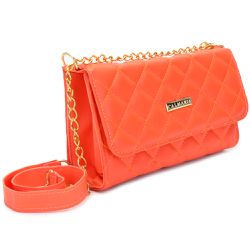 Bolsa Transversal Festa/Baladinha Laranja Fluoresc... - CALMARIASHOP