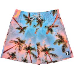 Short Masculino com Estampa Coqueiros - 12341231 - CALMARIASHOP