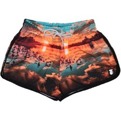 Short Feminino com Estampa Pôr do Sol - 1 - CALMARIASHOP