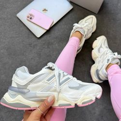 Tênis New Balance 9060 White Pink - 1 - CALMARIASHOP