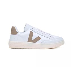 Tênis Vert V-12 Branco Marrom - 1 - CALMARIASHOP