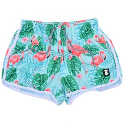 Short Feminino com Estampa Flamingos - 1 - CALMARIASHOP