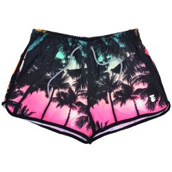 Short Feminino com Estampa Tropical - 1 - CALMARIASHOP