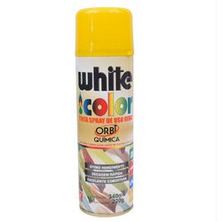 SPRAY WHITE COLOR AMARELO 340ML - Calura