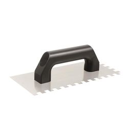 DESEMPENADEIRA DE AÇO DENTADA 10MM X 10MM CABO DE ... - Calura