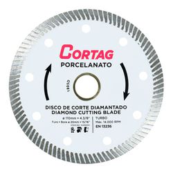 DISCOS DE CORTE DIAMANTADO TURBO PORCELANATO - Calura