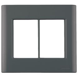 PLACA 6 POSTOS 4X4 COR GRAFITE - Calura