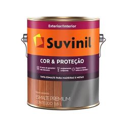 ESMALTE SINTETICO BRILHANTE COR E PROTEÇÃO PRETO -... - Calura