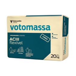 ARGAMASSA VOTOMASSA 20KG. AC3 FLEXIVEL CINZA - Calura