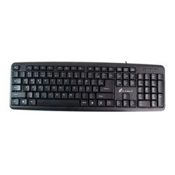 TECLADO COMUM USB PRETO - Calura