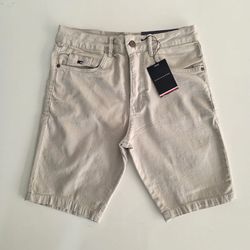 Bermuda Jeans TH COLORS - Bege - bermjeansth0001 - Atacado Porto Alegre