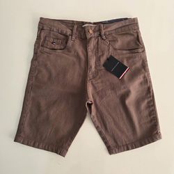 Bermuda Jeans TH COLORS - Marrom Escuro - bermjea... - Atacado Porto Alegre