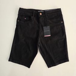 Bermuda Jeans TH COLORS - Preto - bermjeansth0003 - Atacado Porto Alegre