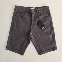 Bermuda Jeans TH COLORS - Cinza Escuro - bermjeans... - Atacado Porto Alegre