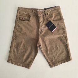Bermuda Jeans TH COLORS - Marrom Claro - bermjeans... - Atacado Porto Alegre