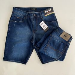 Bermuda Jeans HB - Azul Escuro - 302006079 - Atacado Porto Alegre