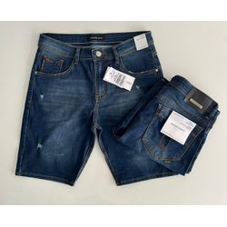 Bermuda Jeans - Azul Escuro - Bermudajeans002 - Atacado Porto Alegre