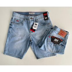 Bermuda Jeans LVS - Azul Claro - bermjeanslvs0003 - Atacado Porto Alegre