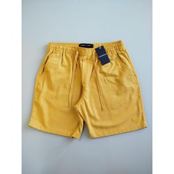 Mauricinho Linho ARM - Amarelo Queimado - LinhoARM... - Atacado da Camiseteria Poa