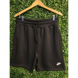 Bermuda Moletom NK - Preto - 303024011 - Atacado da Camiseteria Poa