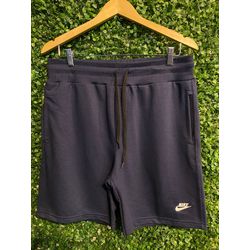 Bermuda Moletom NK - Azul Marinho - 303024006 - Atacado da Camiseteria Poa