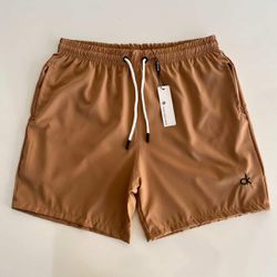 Mauricinho de praia HB Elastano - Marrom - tactel0... - Atacado Porto Alegre