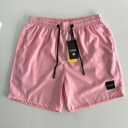 Mauricinho de praia HB Elastano - Rosa - 305016080 - Atacado da Camiseteria Poa