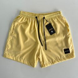 Mauricinho de praia HB Elastano - Amarelo - 305016... - Atacado da Camiseteria Poa