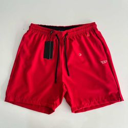 Bermuda Tactel Poliamida DSL Elastano - Vermelho -... - Atacado Porto Alegre