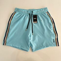 Bermuda Tactel Poliamida HB Elastano - Azul Claro ... - Atacado Porto Alegre