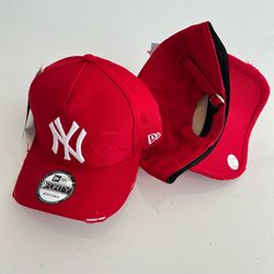 Boné NY Rasgado - Vermelho - 3116011100 - Atacado da Camiseteria Poa