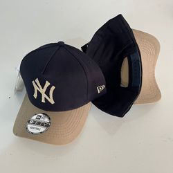 Boné NY Snap AMERICANO - Azul com bege - 311601189 - Atacado Porto Alegre