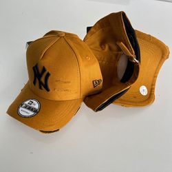 Boné NY Rasgado - Marrom rasgadinho escrita preta ... - Atacado da Camiseteria Poa