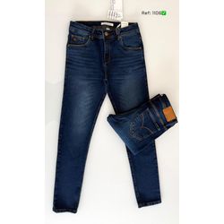 Calça Jeans Skinny - Azul Escuro - 401016097 - Atacado Porto Alegre