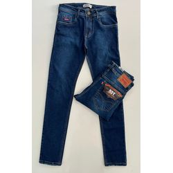Calça Jeans LVS Slin FIT- Azul Escuro - CalcaslinL... - Atacado da Camiseteria Poa