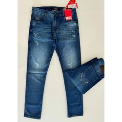 Calça Jeans DSL skinny - Azul botão preto - 401010... - Atacado Porto Alegre