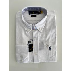 Camisa Social Linho RL - Branco - 302902116 - Atacado Porto Alegre
