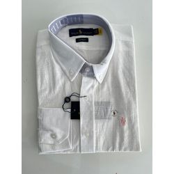 Camisa Social Linho RL - Off White - 302902117 - Atacado Porto Alegre