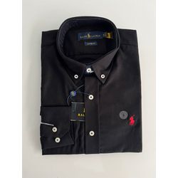 Camisa Social OXFORD RL - Preto - 302902125 - Atacado Porto Alegre