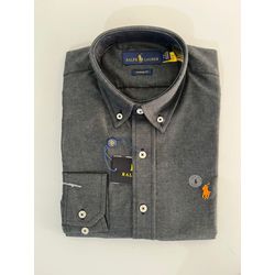 Camisa Social OXFORD RL - Musgo - 302902124 - Atacado Porto Alegre