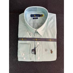Camisa Social Oxford RL - Verde Agua - 30290259 - Atacado Porto Alegre