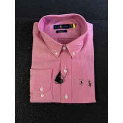 Camisa Social Oxford RL - Rosa - 30290275 - Atacado da Camiseteria Poa