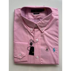 Camisa Social Oxford RL - Rosa - 30290282 - Atacado da Camiseteria Poa