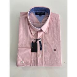 Camisa Social TH Linho - Rosa - 5030080 - Atacado da Camiseteria Poa