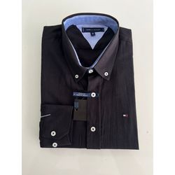 Camisa Social TH Linho - Preto - 5030082 - Atacado da Camiseteria Poa