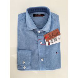 Camisa Social Ara Tinker - Azul - socialara0003 - Atacado Porto Alegre