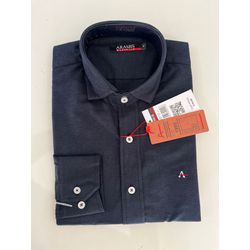 Camisa Social Ara Tinker - Azul escuro - socialara... - Atacado Porto Alegre