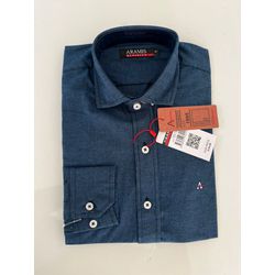 Camisa Social Ara Tinker - Azul Petroleo - sociala... - Atacado Porto Alegre