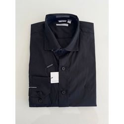 Camisa Social Tricoline Elastano - Preto - sociala... - Atacado Porto Alegre